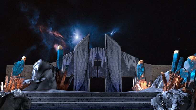 Modelado Final Matte Painting