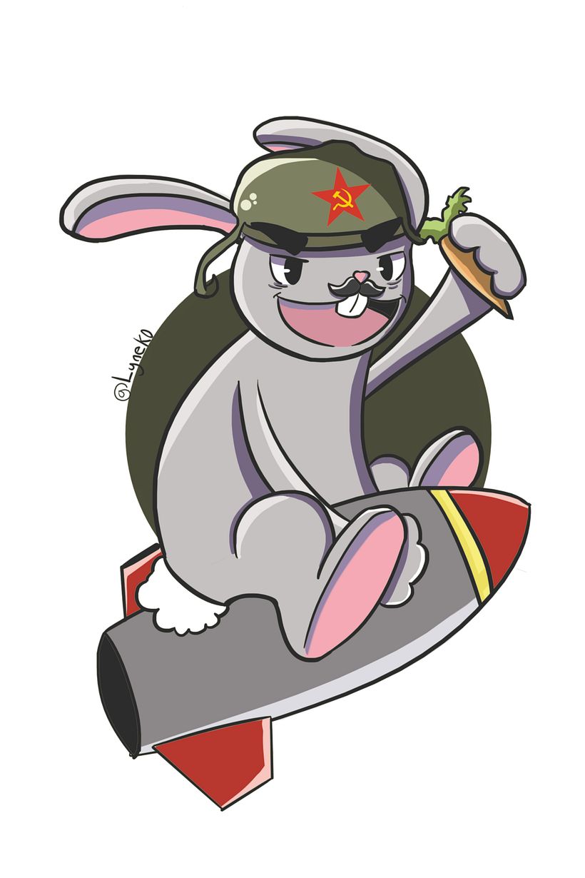 Conejo comunista. - Ilustrasi tradisional