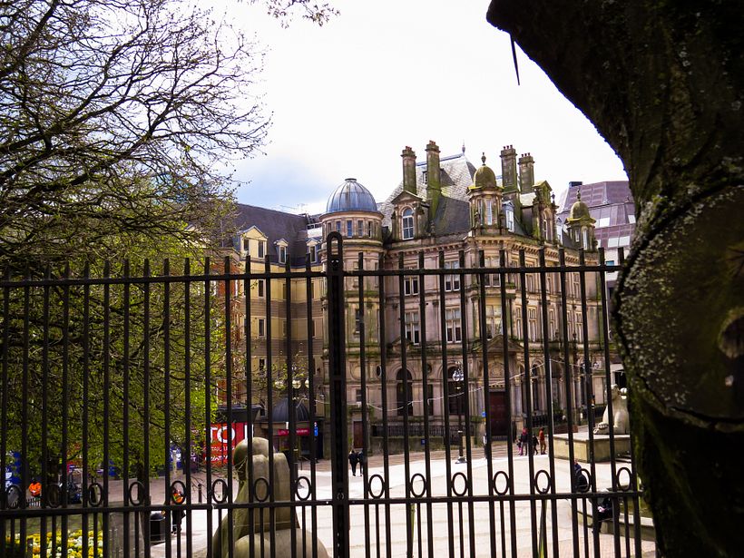 El centro de  Birmingham UK