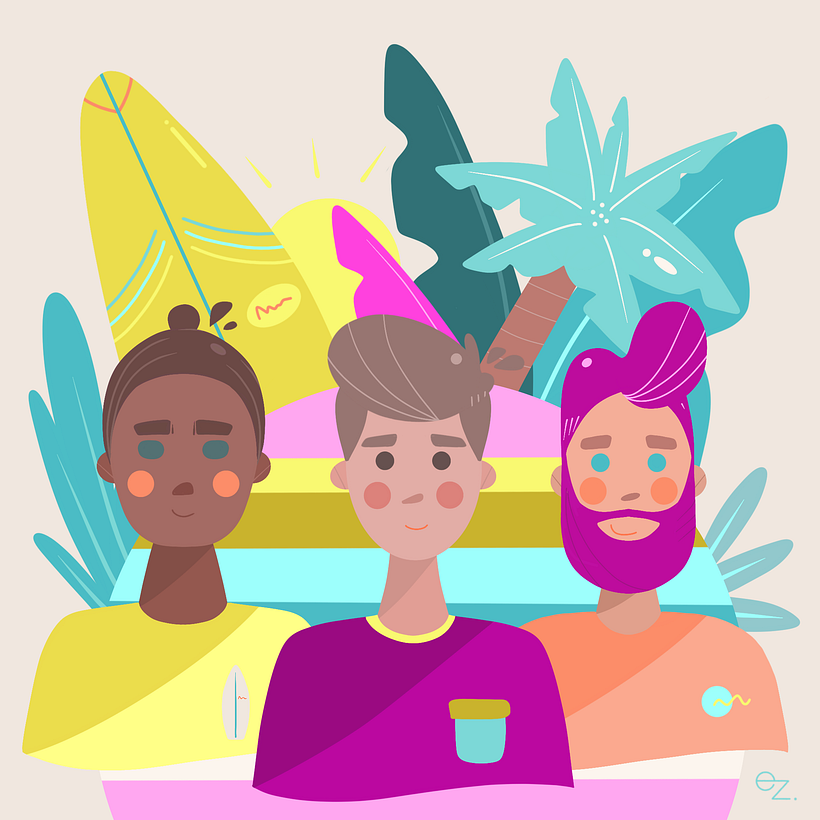 A little illustration made on Procreate.