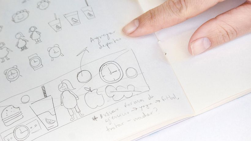 Iconografía Alimente, comiendo presente - Informatieontwerp