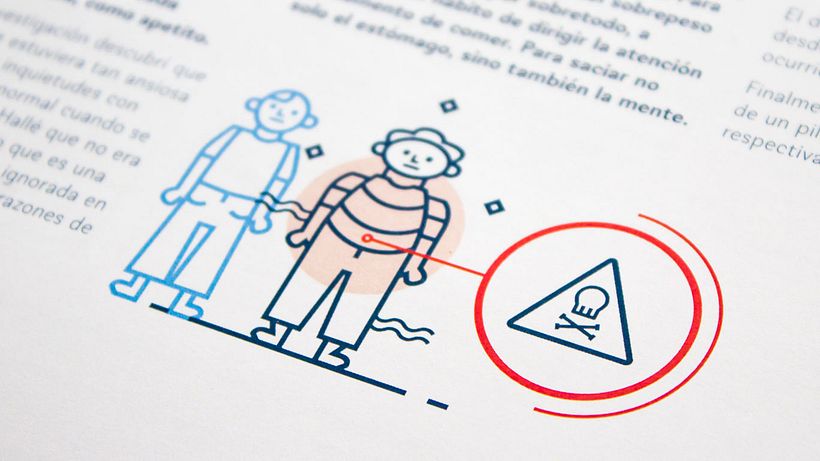 Iconografía Alimente, comiendo presente - Informatieontwerp