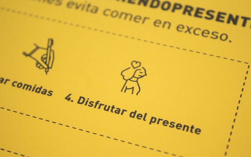 Iconografía Alimente, comiendo presente - Informatieontwerp