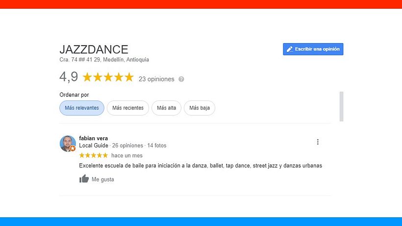 Plan de medios Academia Jazzdance  5