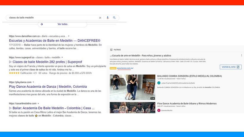 Plan de medios Academia Jazzdance  8
