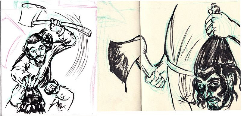 unos de los bocetos generales