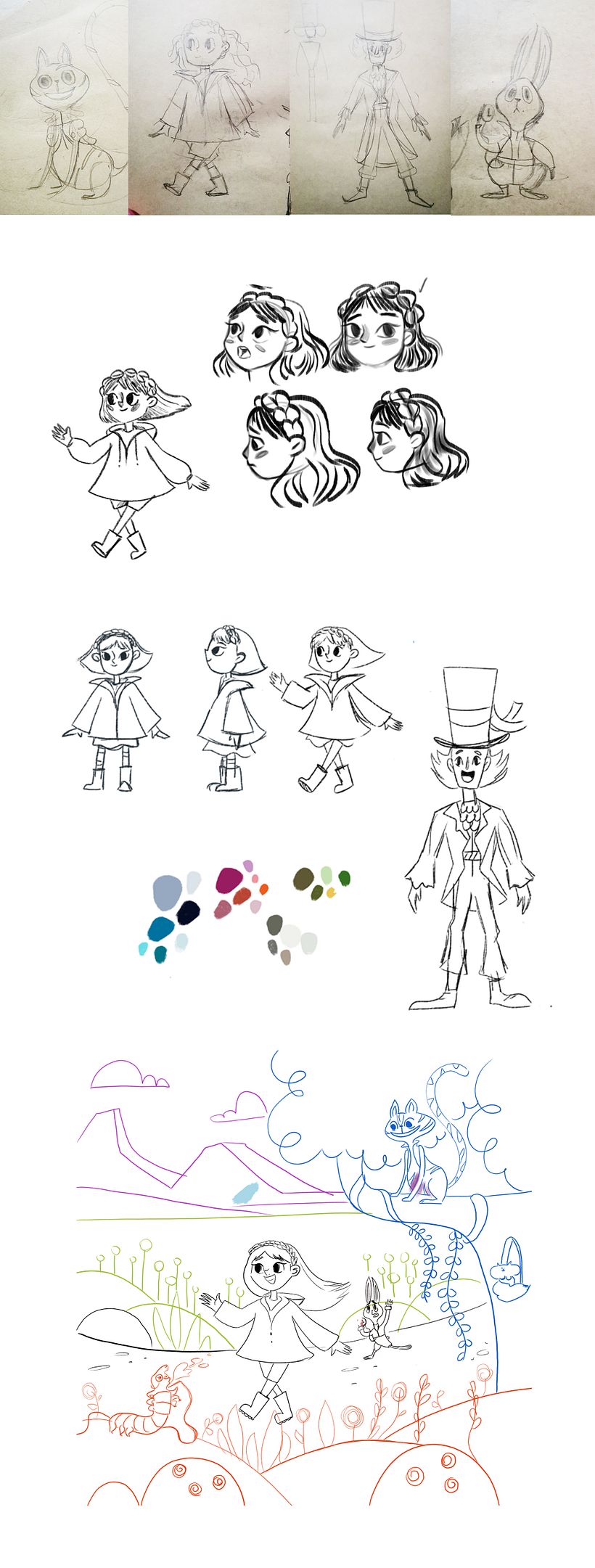 Mi Proyecto del curso: Ilustración y diseño de personajes para cuentos infantiles 1