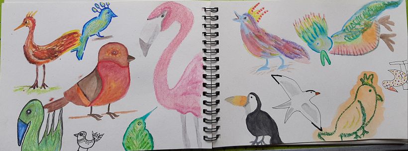 My project in Illustration Techniques to Unlock your Creativity course 4