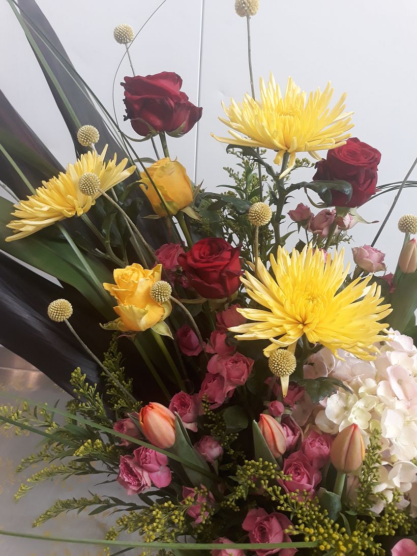My project in Design and Creation of Floral Compositions course 1