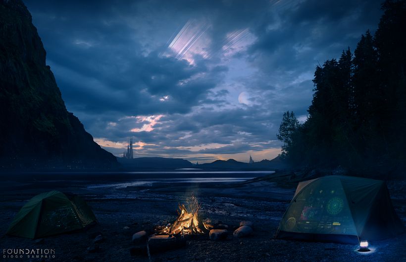 Proyectos de Matte Painting de Diogo Sampaio.