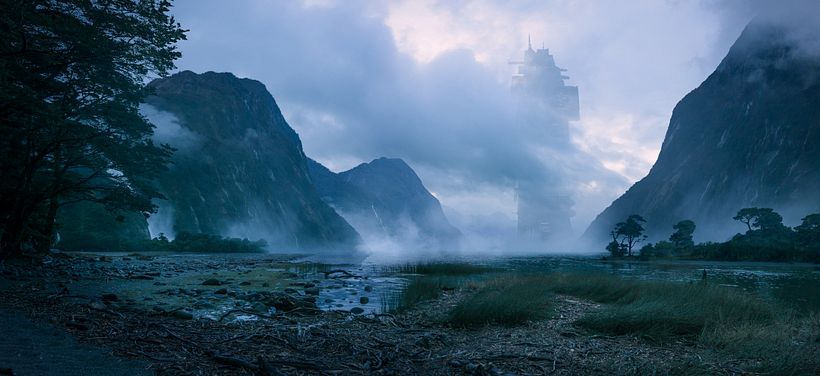 Proyectos de matte painting de Diogo Sampaio.