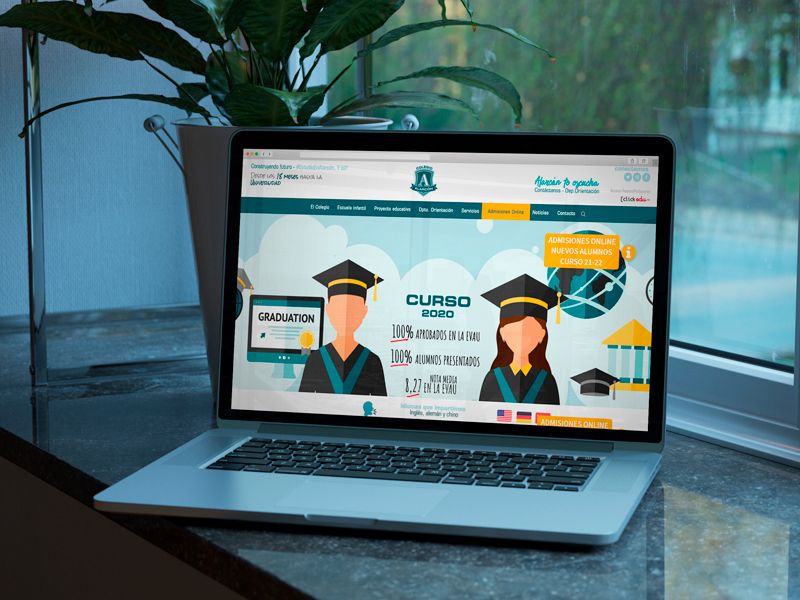 Diseño Web Colegio Alarcón