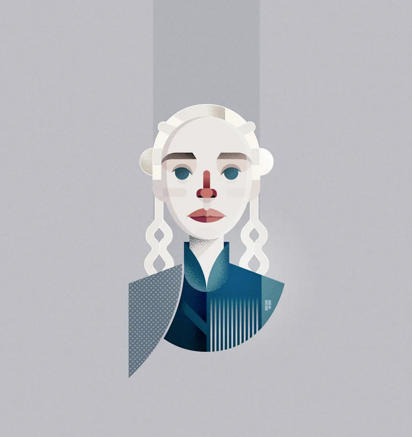 Daenerys Targaryen, by Ricardo Polo López.
