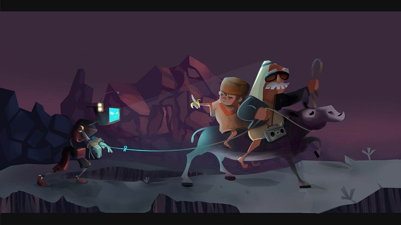 My project in Digital Painting for 2D Illustration course -1