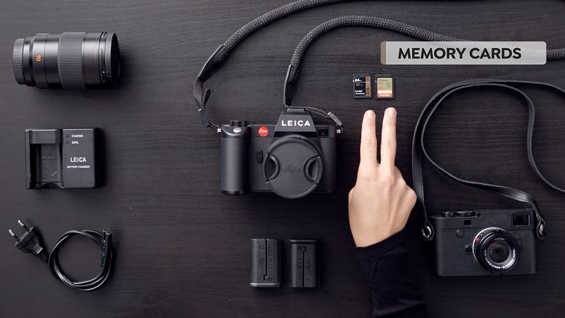 Always have enough memory cards with you.