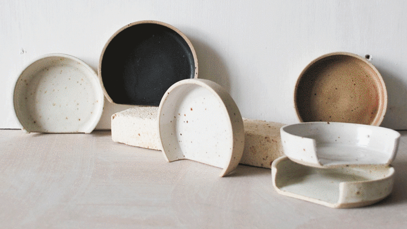 Some of Lilly's ceramic projects.