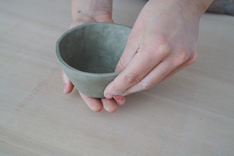 You can make ceramic pieces in your own home with minimal material and resources