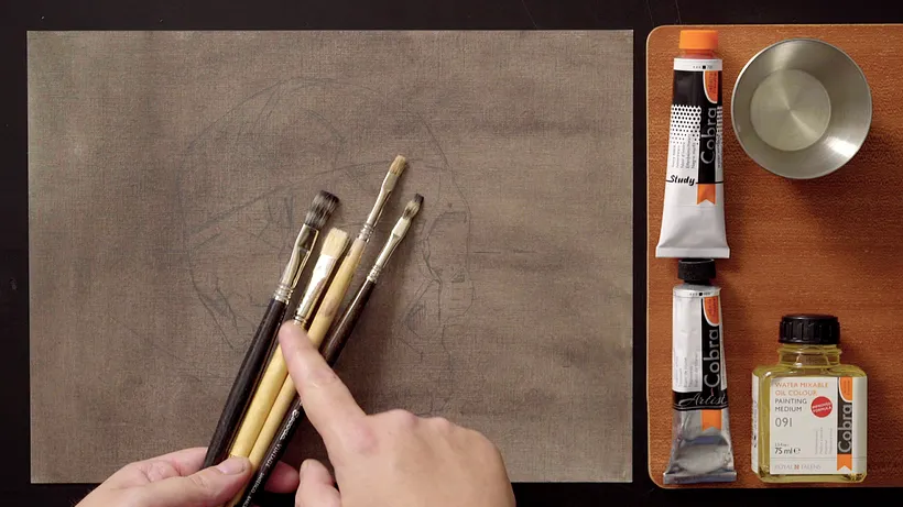 Painting Tutorial: Water Mixable Oils for Beginners 4