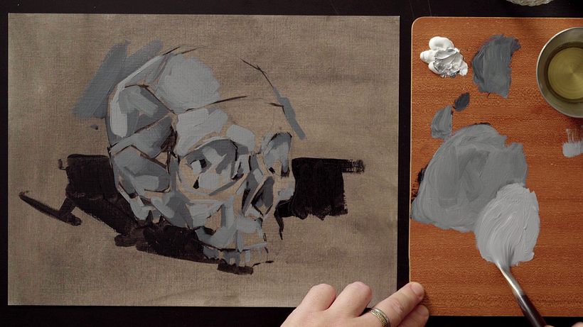 Painting Tutorial: Water Mixable Oils for Beginners 7