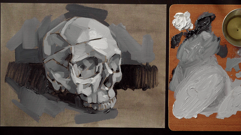 Painting Tutorial: Water Mixable Oils for Beginners 11