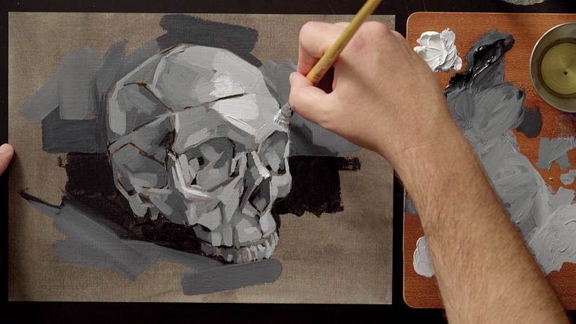 tente utilizar o pincel mais macio para pintar melhor áreas maiores do desenho