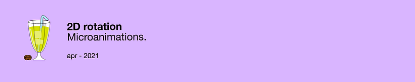 2D rotation — Microanimations 0