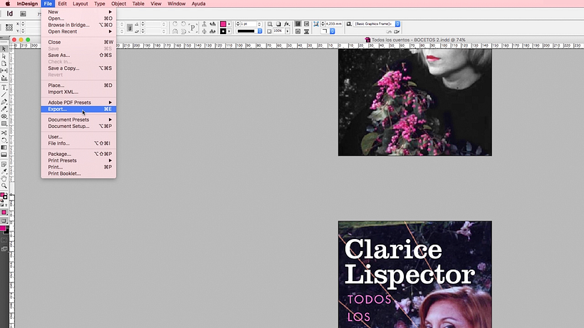 En Adobe Photoshop exporta tus propuestas de diseño 