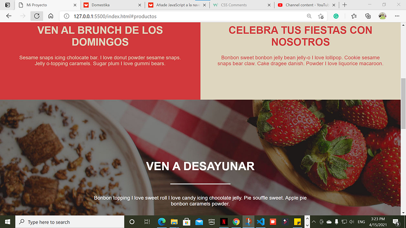 Mi Proyecto del curso: Introducción al Desarrollo Web Responsive con HTML y CSS 1