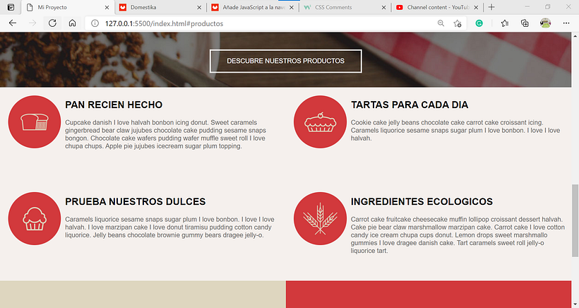 Mi Proyecto del curso: Introducción al Desarrollo Web Responsive con HTML y CSS 2