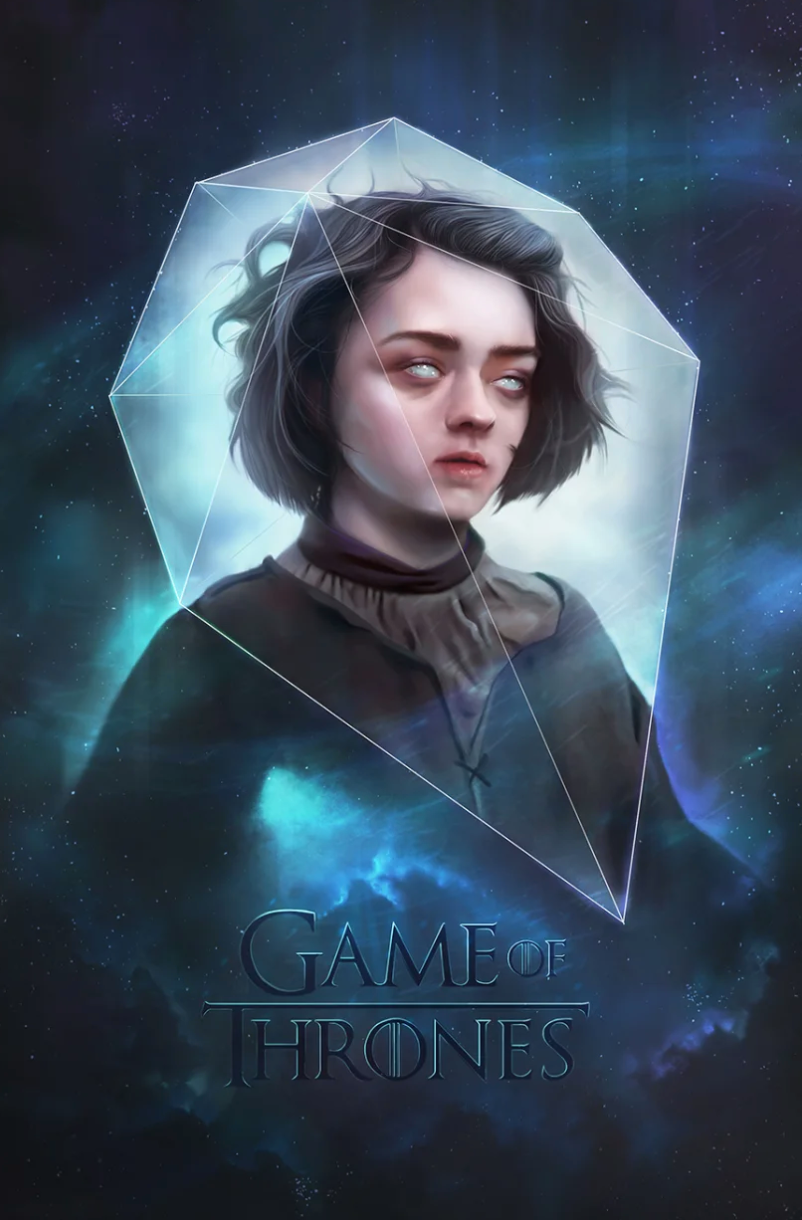 Arya Stark, por RJV Ilustración.