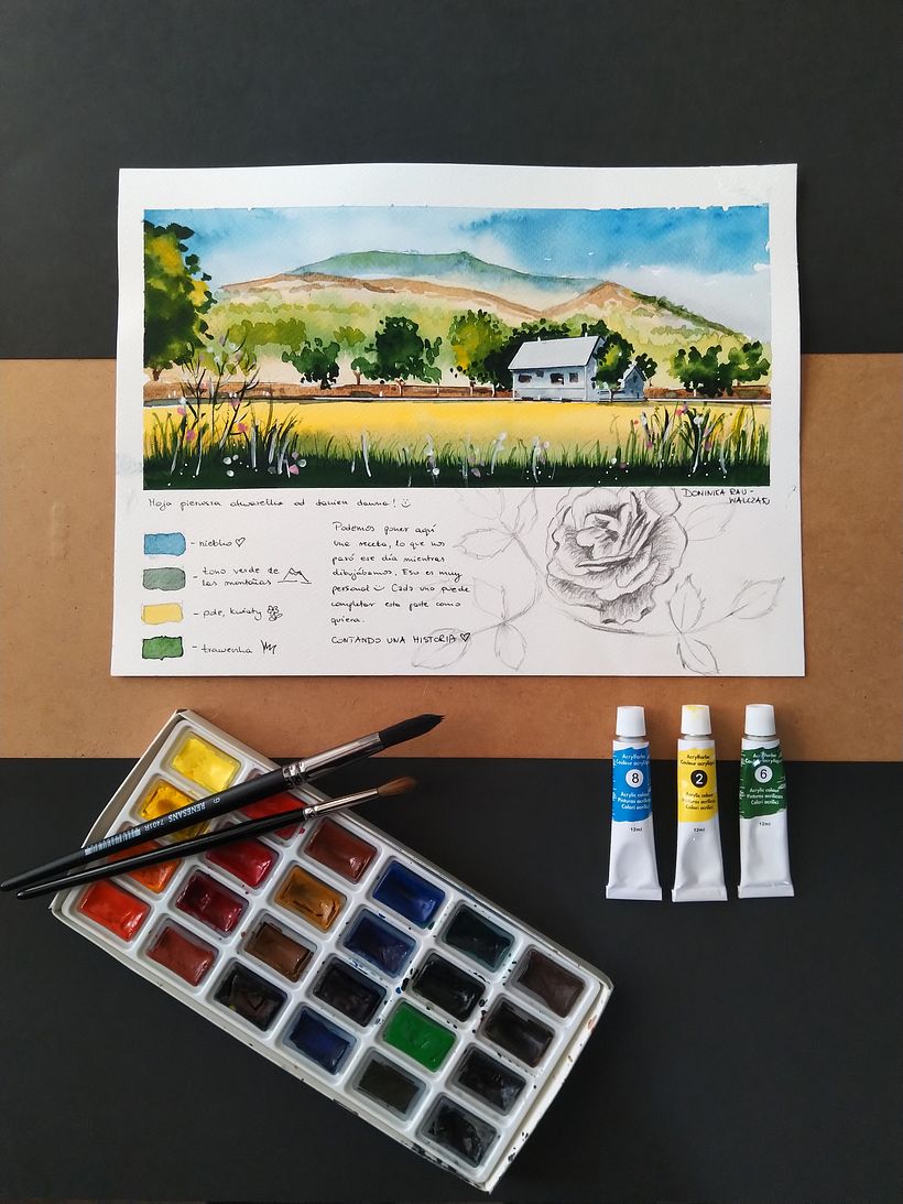 My first watercolor in years :-) -1