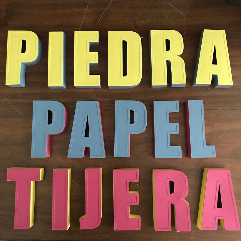 Letras en papel 5