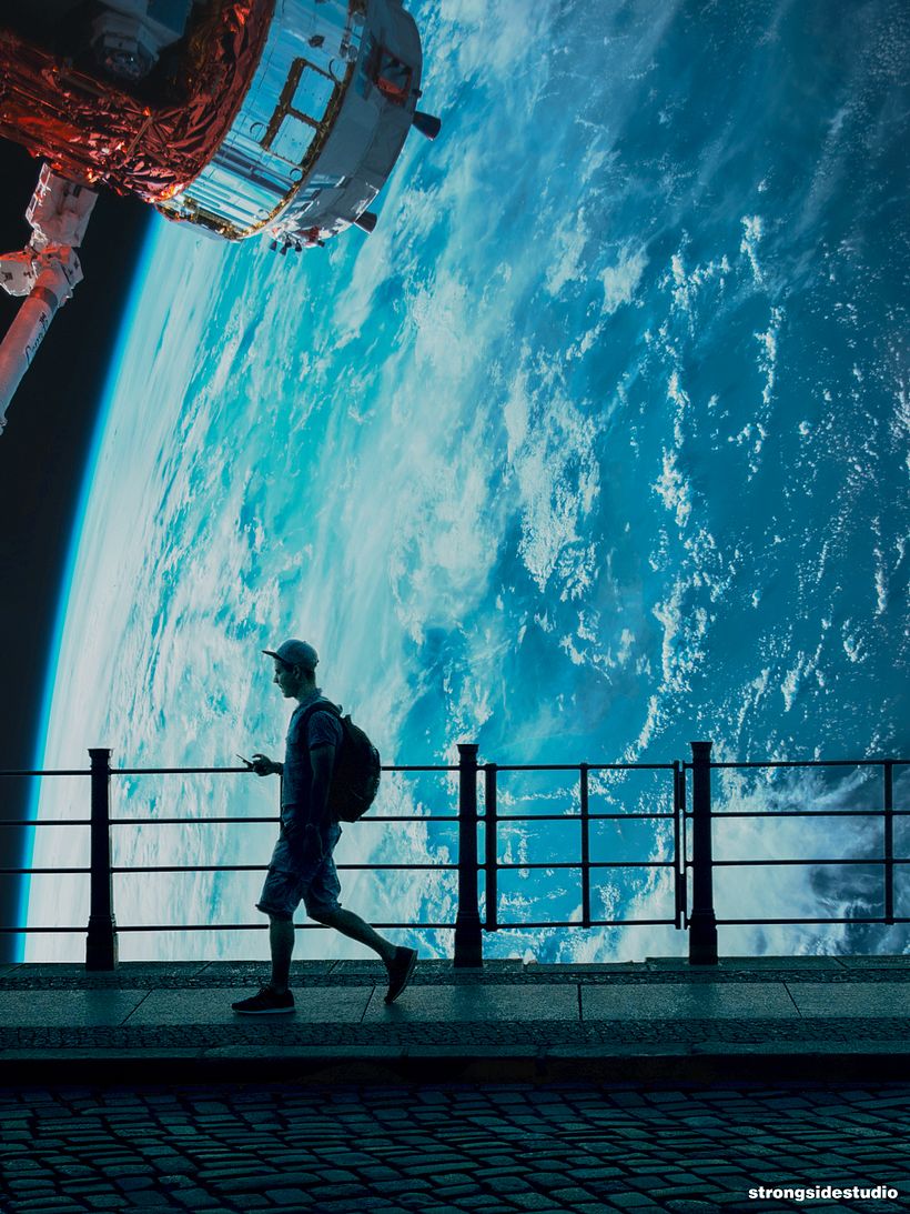 Caminhando no espaço, segundo Diogo Sampaio