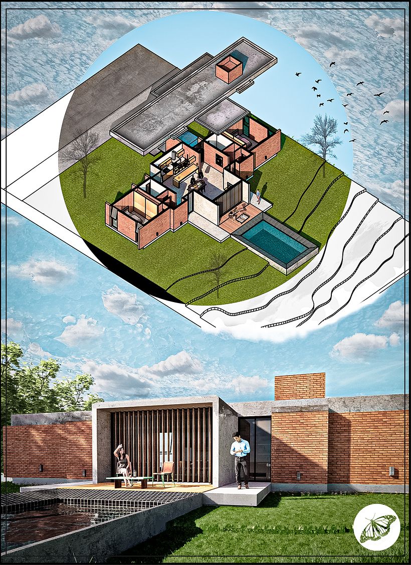 Les comparto mi Proyecto del curso: Ilustración digital de proyectos arquitectónicos ___ R.G. ALDO 0