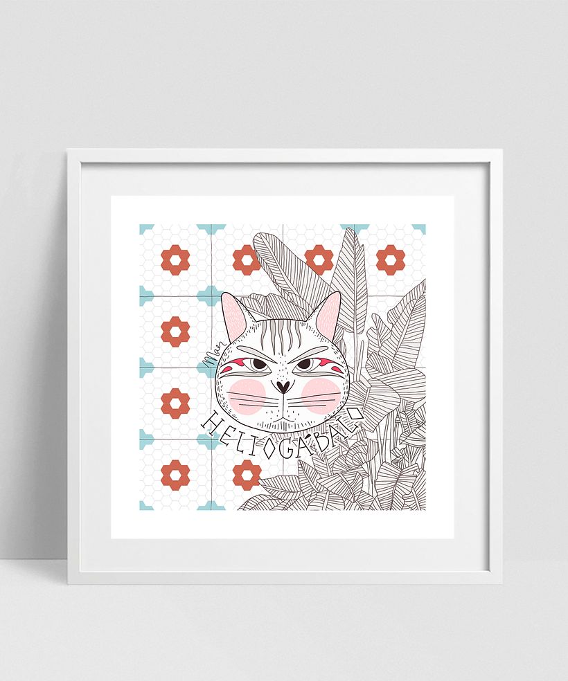 Print de ilustración digital. 