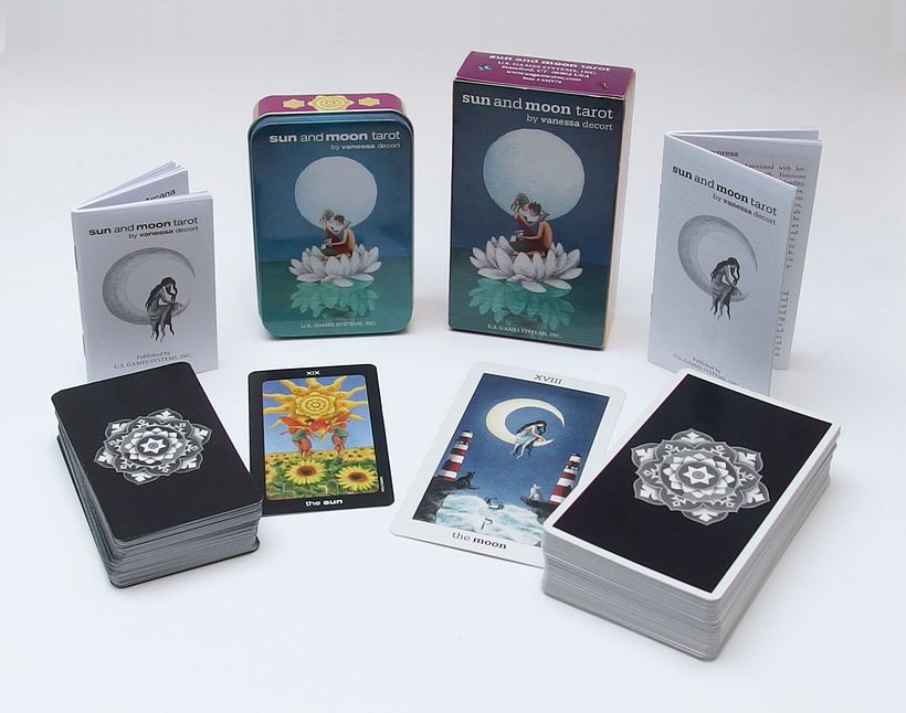 Sun and Moon Tarot Published in 2010 and the pocket version in 2017 by US Games Systems inc. 3