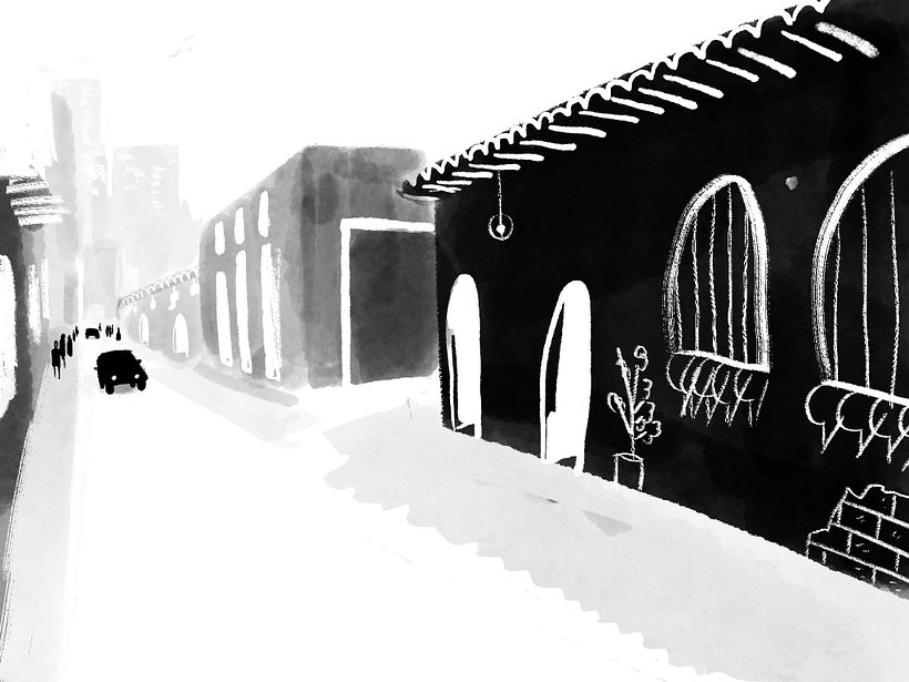 Ejercicio personal sobre perspectiva y profundidad