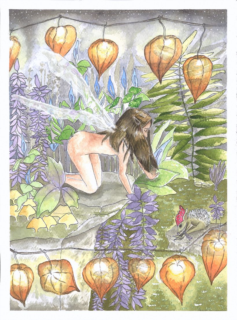 So there it is, my final. I couldn't retouch it with procreate but will do in the future( when i will get it in my computer).