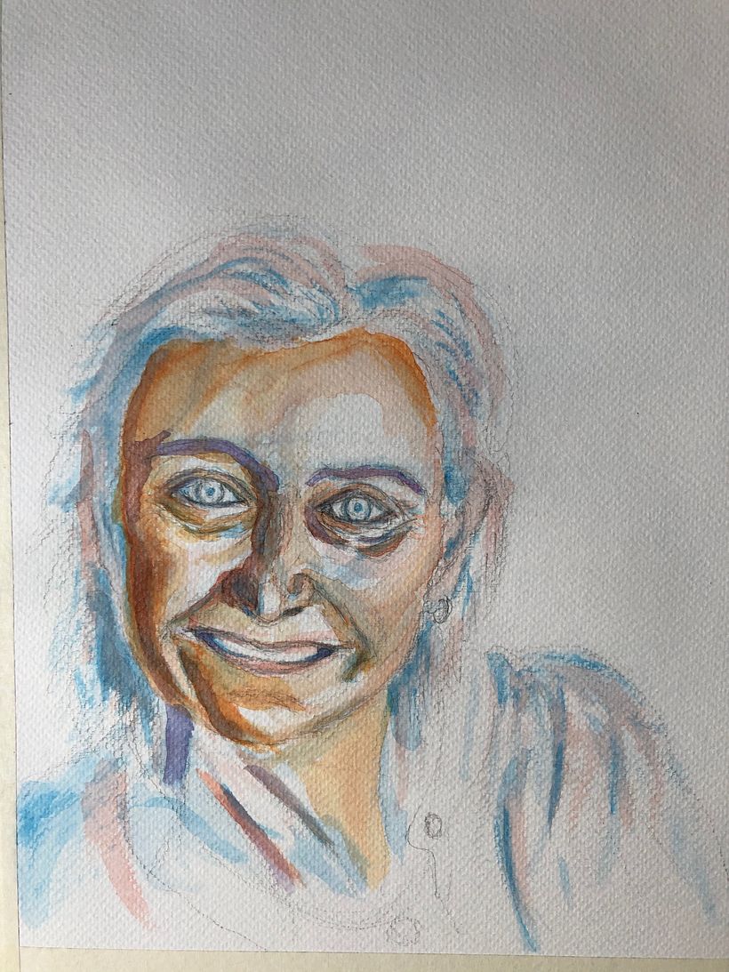 My project in Artistic Portrait with Watercolors course 0