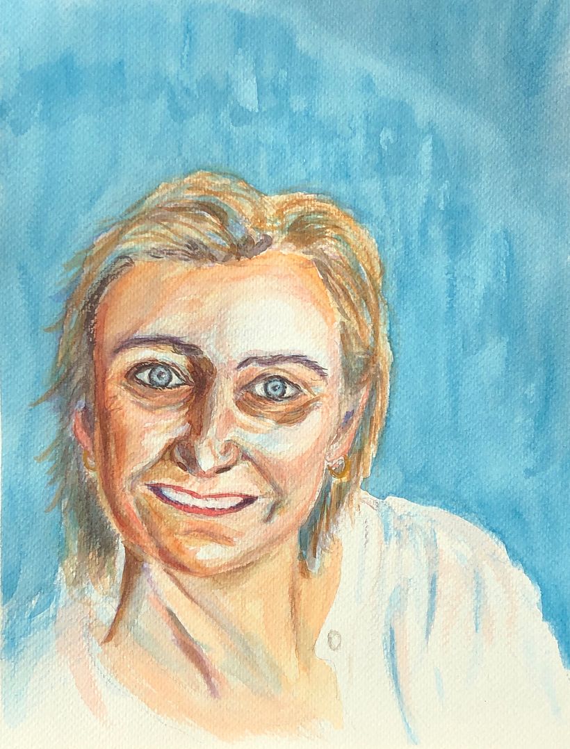 My project in Artistic Portrait with Watercolors course 2