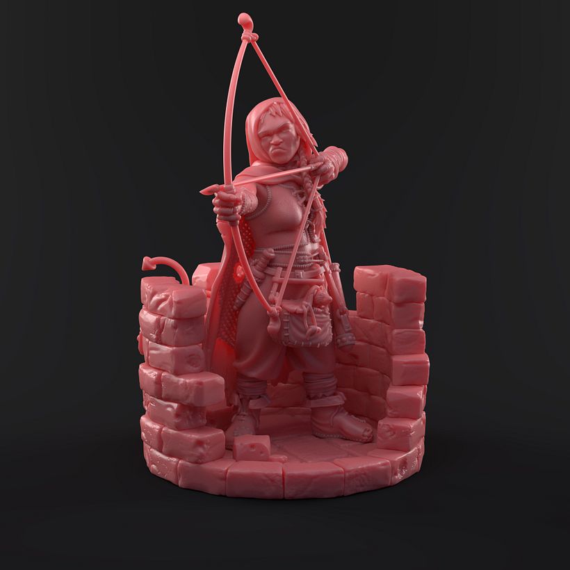 Archer dwarf with murine partner 1