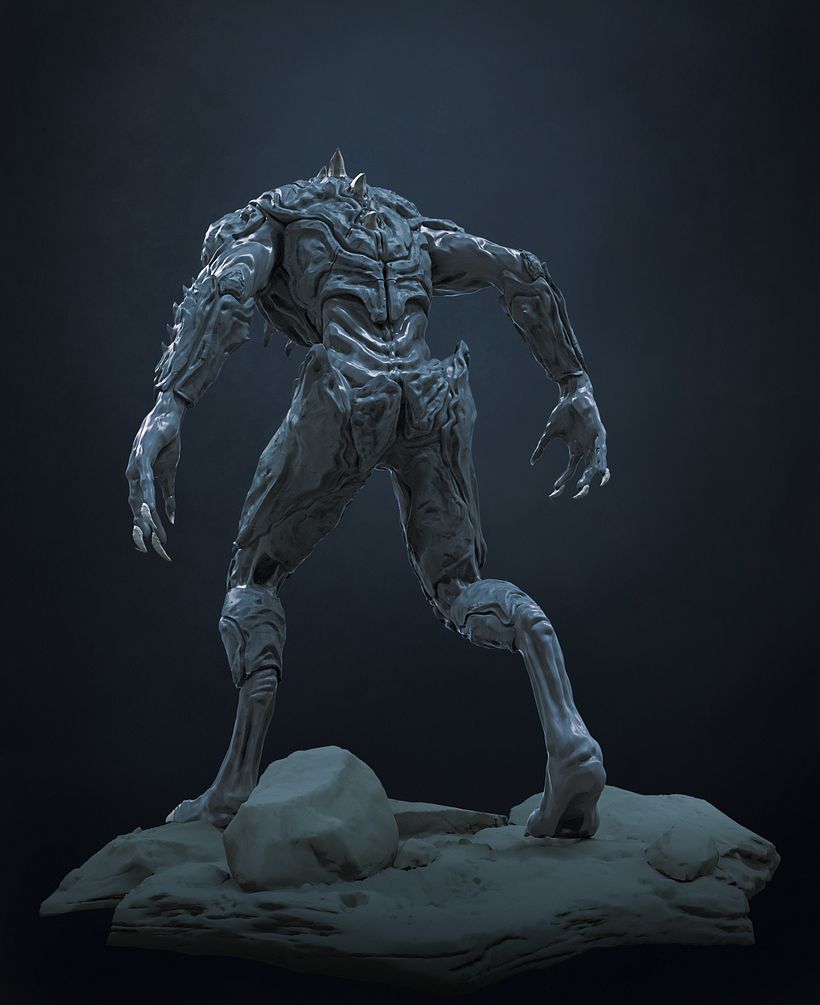 Prowler - Doom (Modelado en Zbrush) 1
