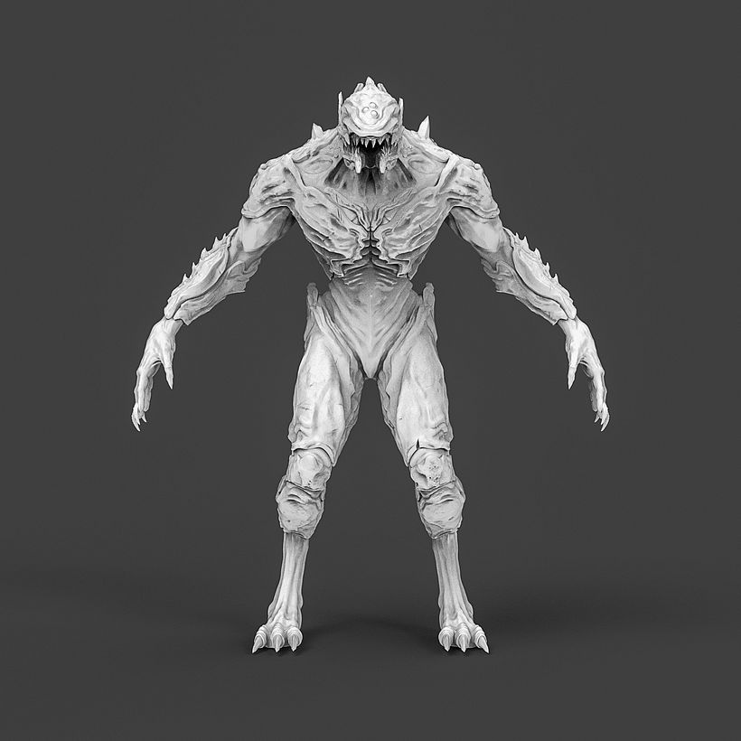 Prowler - Doom (Modelado en Zbrush) 4