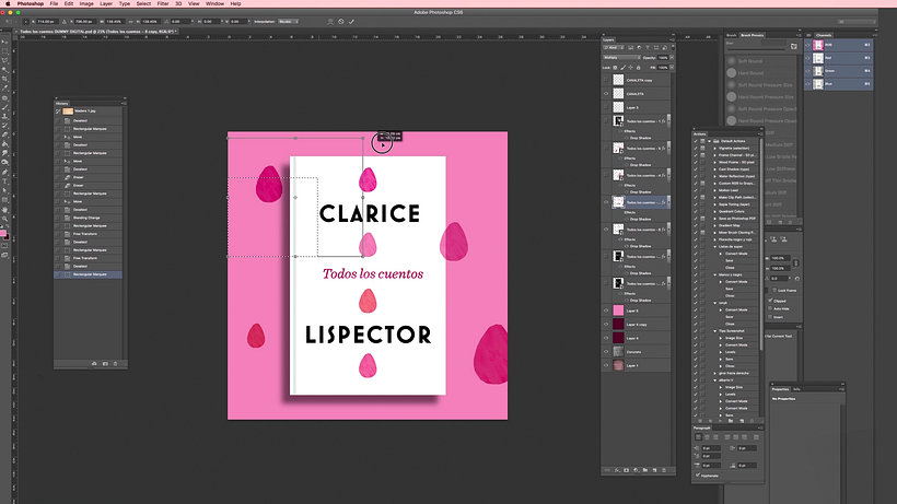 Use all your cover design elements to create your mockup.