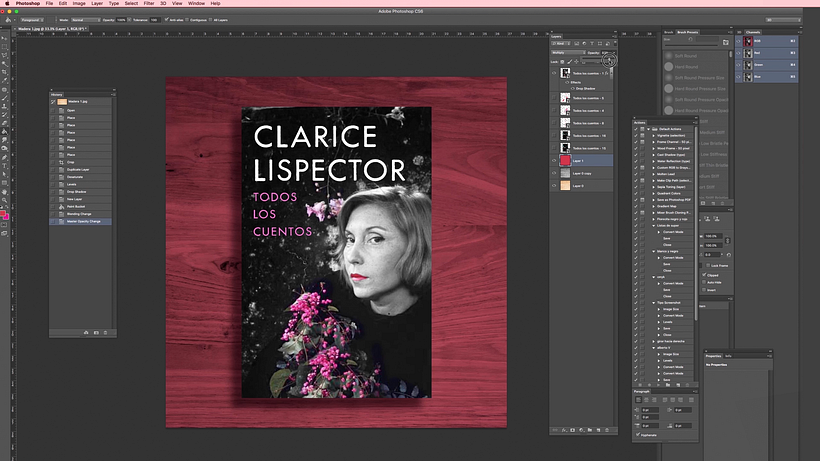 Copy all the values from your final layer to adjust your other designs.