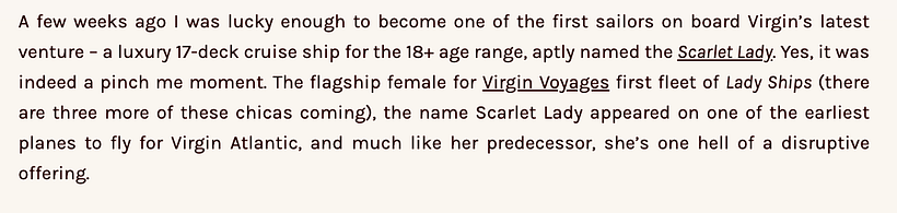 BLOG COLLABORATION | VIRGIN VOYAGES 3