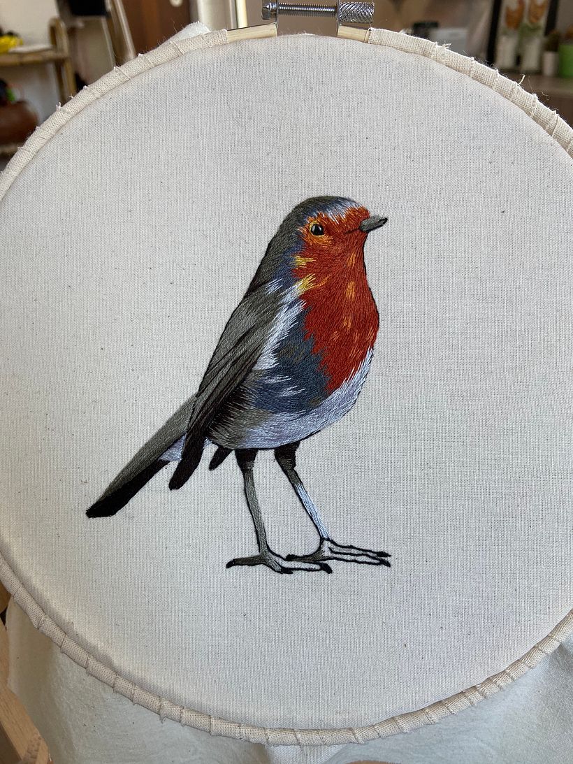 My project in Painting with Thread: Textile Illustration Techniques course 0