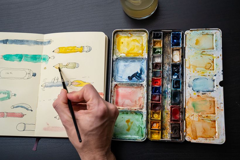 Mattias Adolfsson’s sketchbook.