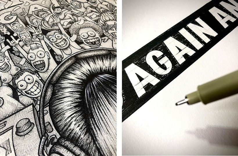 Ders Projem: Düşük Kaşlı İllüstrasyon: Zamanda Yolculuk ve Stil 1