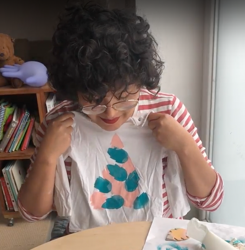 Así quedará la camiseta que vamos a estampar.